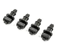 Red Hound Auto 2005-2010 Compatible with Honda Odyssey Black 4 Sun Shade Hook Sliding Door Clip Kit