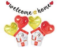 red house welcome home Balloons