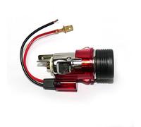 RED Illuminated in Car replacement UNIVERSAL 12V Cigar Cigarette Plug Lighter SOCKET & PLUG SATNAV 12 VOLT