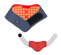 Red & Infrared LED Light Pad, 49 LEDs 660nm + 850nm, Portable Rechargeable Device for Neck & Shoulders, Relaxation, Comfort & Daily Wellness Support for Home, Office, Travel & Everyday Use,Blue