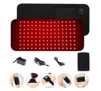 Red Infrared Light Therapy Pad LED Beauty Devices for Face and Body Back Knee Hands Feet Relief Portable 660nm 850nm Heat Pad UK PLUG