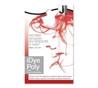 Red Jacquard Idye Poly Synthetic Fabric Dye