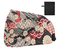 Red Japanese Zephyr Cherry Blossoms Waterproof Covers for Bike with Lock Holes Anti Dust Rain Snow UV Storage Motorcycle Cover Fits for Most accesorios para bicicletas de montana