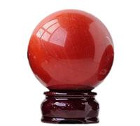 red Jasper Crystal Ball Ornaments raw Stone Polished Seven Star Array Home Decoration,Dia.1.2in