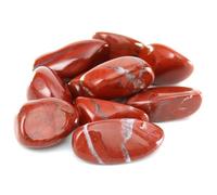 Red Jasper Tumbled Stones, Natural Polished Crystals, 100g Bulk Gemstones for Reiki Healing, Wire Wrapping & Decoration (e)