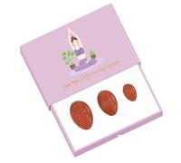 Red Jasper Yoni Egg Set Yoni Wand 100% Natural Precious Gemstone for Kegel Exercise Jade Feminine Product-Undrill Egg with Box