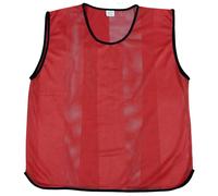 (Red, Junior ( 7-12 years )) Training Bibs Sports Mesh Bibs Football Soccer Rugby Sports Bibs Function Party Outdoor Bibs- Pack of 10 Bibs