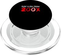 Red Just A Kid From 200X Red Graphic PopSockets PopGrip for MagSafe