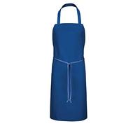 Red Kap Chef DesignsStandard Bib Apron, Royal Blue, 30x33
