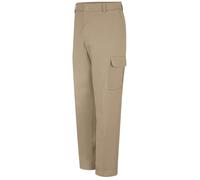 Red Kap Men's Cargo Industrial Cargo Trousers, Khaki, 34 W/34 L