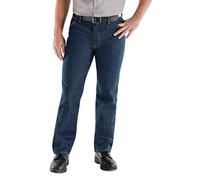 Red Kap Men's Classic Work Jean, Prewashed Indigo, 54W x 34L