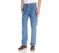 Red Kap Men's Dungaree Men's Loose Fit Dungaree, Washed, 48W / 32L Stonewash