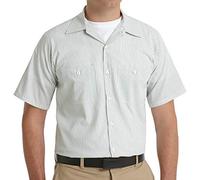 Red Kap Men's Industrial Stripe Work Shirt - Multi - S