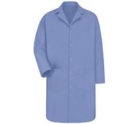 Red Kap Men's Medical Lab Coat, Light Blue, XL
