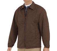 Red Kap Men's Perma Lined Panel Jacket, Brown, Large