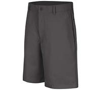 Red Kap Men's Plain Front Short, Charcoal, 36W x 10L