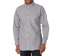 Red Kap Men's Poplin Dress Shirt - Grey - XXXL