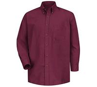 Red Kap Men's Poplin Dress Shirt - red - XXXL