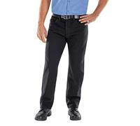 Red Kap Men's Relaxed Fit Jean, Prewashed Black, 30x32