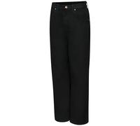 Red Kap Men's Relaxed Fit Jean, Prewashed Black, 42x30