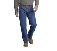 Red Kap Men's Relaxed Fit Jean, Stonewash, 44x32