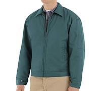 Red Kap Men's Slash Pocket Jacket, Spruce Green, Large