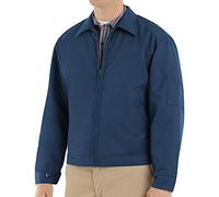 Red Kap Men's Slash Pocket Quilt-Lined Jacket, Navy, M