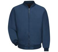 Red Kap Men's Solid Team Jacket, Navy, Large