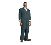 Red Kap Men's Twill Action Back Coverall with Chest Pockets Work Utility, Spruce Green, 44
