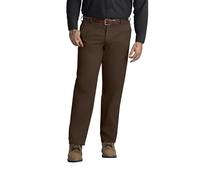 Red Kap Men's Wrinkle-Free Regular Fit Twill Blend Work Pants - Brown - 35W x 30L