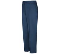Red Kap Men's Wrinkle-Resistant Cotton Work Pant, Navy, 36x32