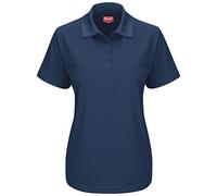 Red Kap Women's SK97NV Polo Shirt, Navy, Large