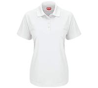 Red Kap Women's SK97WH Polo Shirt, White, X-Large