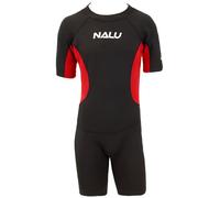 Red Kids Shortie Wetsuit 28" Chest - 3mm Neoprene Stretchy Swimming Surfing Diving Skin - Shorty Wet Suit for Boys & Girls Aged 8-9 Years