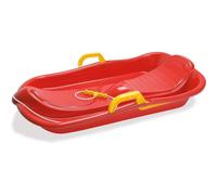 Red Kids Sledge with Brakes by Dantoy 79cm Toboggan with Rope Handle
