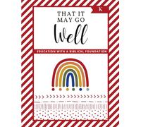 RED Kindergarten Workbook: That It May Go Well Rainbow Curriculum
