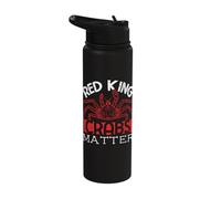 Red King Crabs Matter Alaska King Crab Lover Stainless Steel Insulated Water Bottle