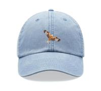 Red Kite Bird Baseball Cap Vintage Washed Unisex Dad Hat Adjustable Light Blue