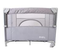 Red Kite Dreamer Bedside Crib, Soft Grey