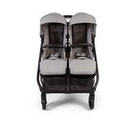 Red Kite Push Me Dubl (Stone Grey) - Side-by-Side Double/Twin Lightweight Stroller