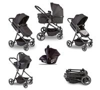 Red Kite Push Me Savanna i Travel System Including i-Size Infant Carrier Car Seat - Zebra