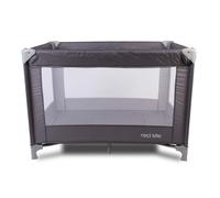 Red Kite Sleeptight Travel Cot - Grey. Lightweight padded travel cot suitable from birth