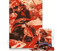 Red Knight Woman 1000-piece Puzzle for Teenagers Mind Exercise Toy Mind Calm Design Assembly Cherished Gift (38x26cm)