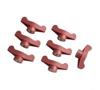 Red Knob Wing Replacement Parts for 720-04122 Snow Blowers, Lawn Tractors & Mowers - 3-Pack or 7-Pack, Plastic, 5/16-18 Thread, High-Visibility Red(7)