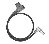 RED® Komodo™ Right-Angle to D-tap&P-tap Cable Made with Super Soft Wire and Protected with Techflex Braid 18.1inches(Power Cable)