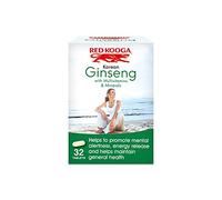 Red Kooga Ginseng Multivitamins and Minerals, with Vitamins B2, B6 and 12 and Niacin, Zinc and Iron, Pack of 32 Tablets