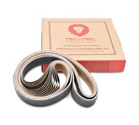 Red Label Abrasives 1 X 30 Inch 120 Grit Sanding Belts - Industrial Grade Silicon Carbide - 12 PACK - For Knife Sharpening and Metalworking
