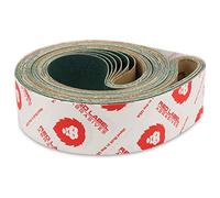 Red Label Abrasives 2 X 72 Inch 80 Grit Metal Grinding Zirconia Sanding Belts, 6 Pack