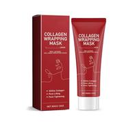 Red Lacto Collagen Wrapping Mask, Deep Collagen Anti Wrinkle Lifting Mask, Peel off Face Gel, Glowy Skin, Skin Elasticity, Wrinkle Lifting, Hydrating Moisturizing (1PC)