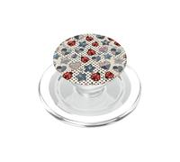 Red Ladybug Denim Hearts Stars Y2K Coquette Aesthetic PopSockets PopGrip for MagSafe